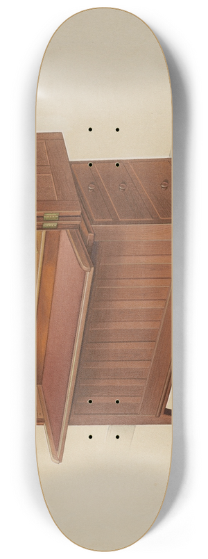 Anne Ger - Shaker Desk 8.25 inch art skate deck