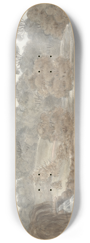 Anne Rushout - Lower Thornery, Sezincote, 1824 8.25 inch art skate deck