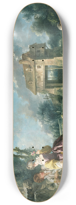 Franois Boucher - The Fountain of Love 8.25 inch art skate deck
