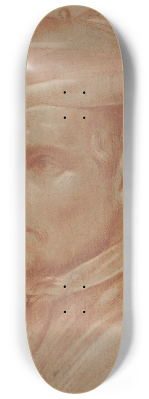 Annibale Carracci - Portrait of an Ecclesiastic Wearing a Biretta 8.25 inch art skate deck