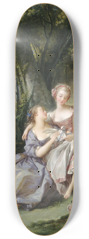 Franois Boucher - The Love Letter 8.25 inch art skate deck