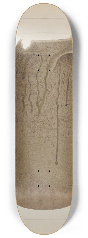 Annie B. Johnston - Stoneware Jar 8.25 inch art skate deck