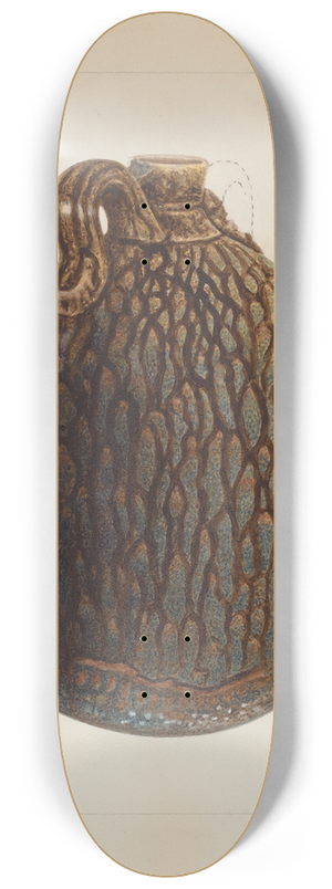 Annie B. Johnston - Stoneware Jug 8.25 inch art skate deck
