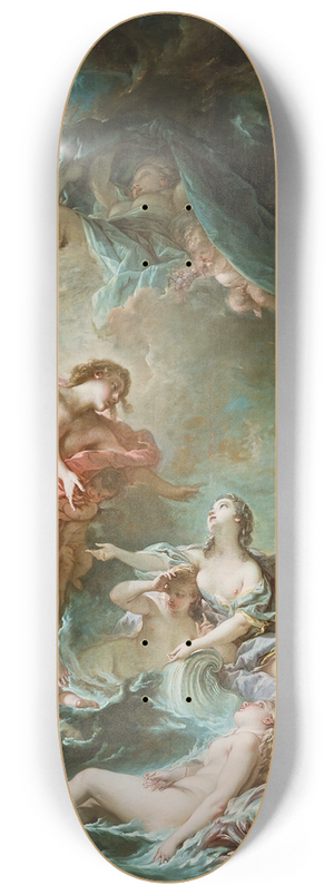 Franois Boucher - The Setting of the Sun 8.25 inch art skate deck
