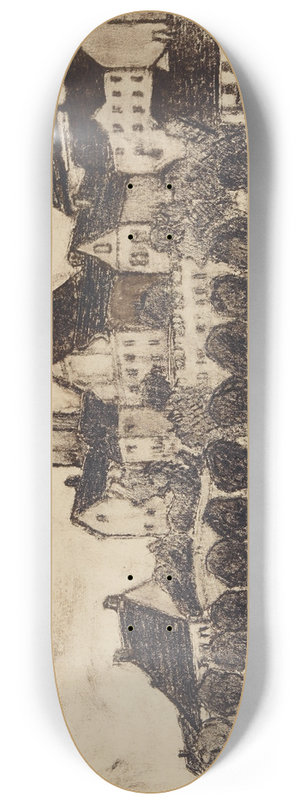 Anny Dollschein - Stadt 8.25 inch art skate deck