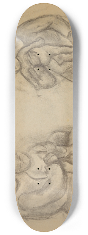 Anny Dollschein - Zwei mal Mutter mit Kind 8.25 inch art skate deck