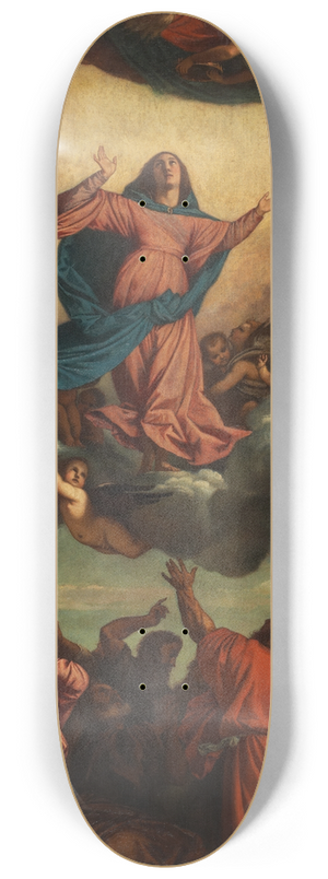 Anselm Feuerbach - Himmelfahrt Mari 8.25 inch art skate deck
