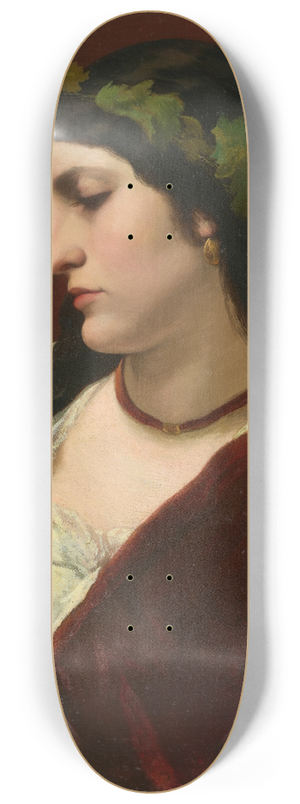 Anselm Feuerbach - Nanna as a Bacchante 8.25 inch art skate deck