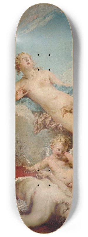 Franois Boucher - Venus discovering the dead Adonis 8.25 inch art skate deck