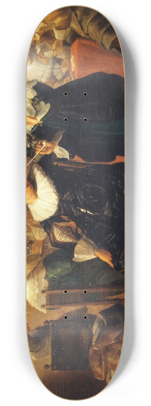 Anthonie Palamedesz. - Scne de cabaret 8.25 inch art skate deck