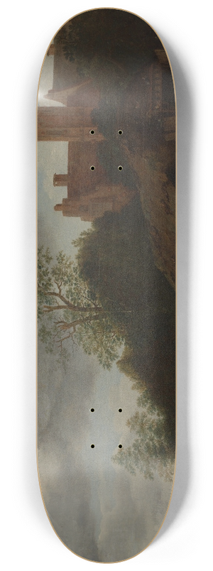 Anthonie van Borssom - Barnyard Scene 8.25 inch art skate deck