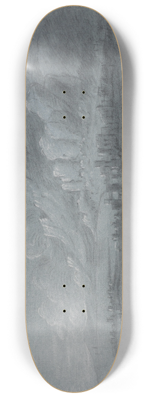 Anthony Devis - Lake and mountains 8.25 inch art skate deck