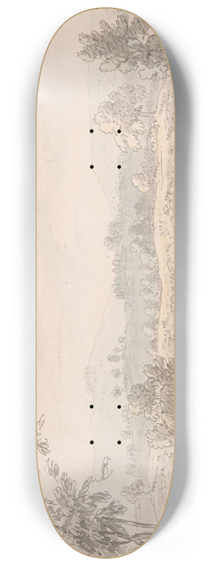 Anthony Devis - Landscape with Shepherd and Sheep 8.25 inch art skate deck