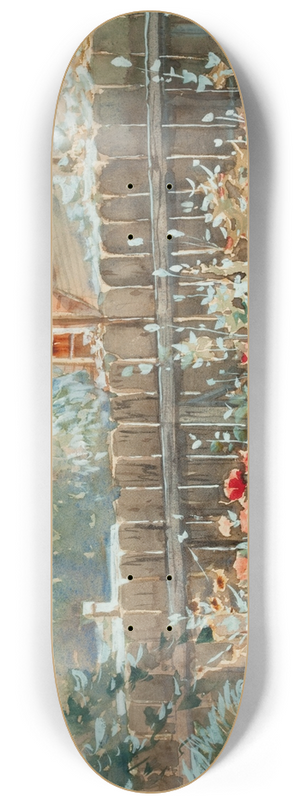 Anthony Thieme - Floral Garden 8.25 inch art skate deck