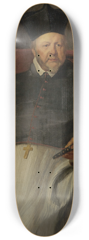 Anthony van Dyck - Joannes Malderus, Bishop of Antwerp 8.25 inch art skate deck