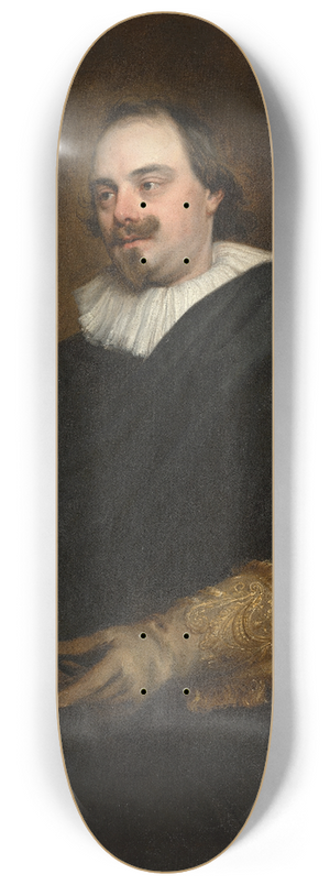 Anthony van Dyck - Portrait of Peeter Stevens 8.25 inch art skate deck