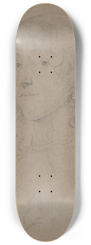 Anthony van Dyck - Portrait Study 8.25 inch art skate deck