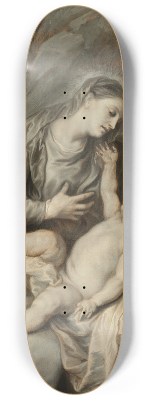 Anthony van Dyck - Rest On The Flight Into Egypt 8.25 inch art skate deck