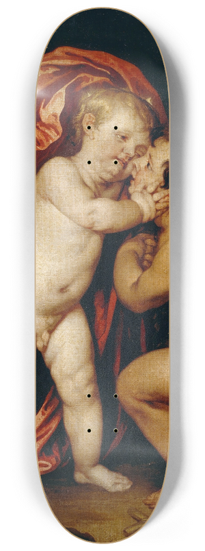Anthony van Dyck - The Infants Christ And Saint John The Baptist 8.25 inch art skate deck