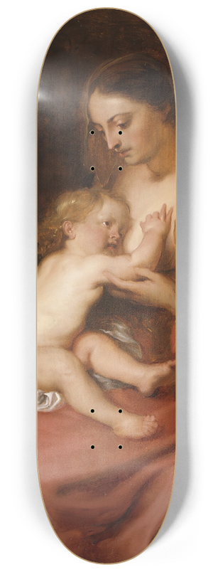 Anthony van Dyck - Virgin and Child 8.25 inch art skate deck