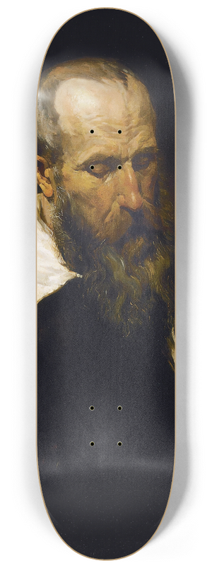 Antoine Joseph Wiertz - The Philosopher 8.25 inch art skate deck
