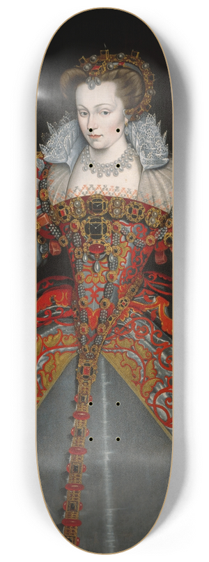 Franois Clouet - Louise de Lorraine 8.25 inch art skate deck Franois Clouet - Louise de Lorraine 8.25 inch art skate deck