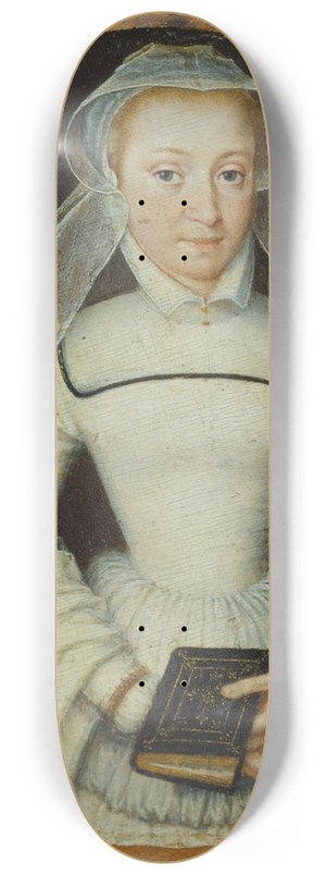Franois Clouet - Portrait of a Lady 8.25 inch art skate deck Franois Clouet - Portrait of a Lady 8.25 inch art skate deck
