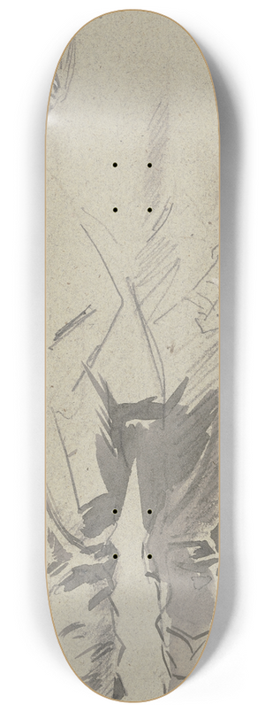 Anton Burger - Farmer from behind 8.25 inch art skate deck