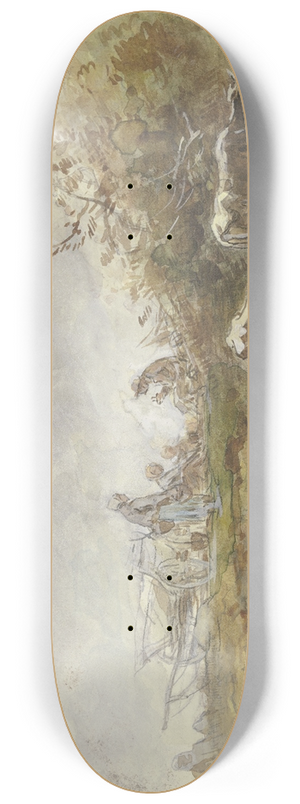 Anton Burger - Rest on the field 8.25 inch art skate deck