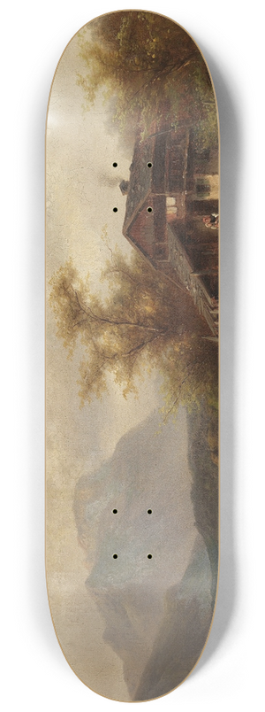 Anton Doll - Waschtag am Oberbayrischen See 8.25 inch art skate deck
