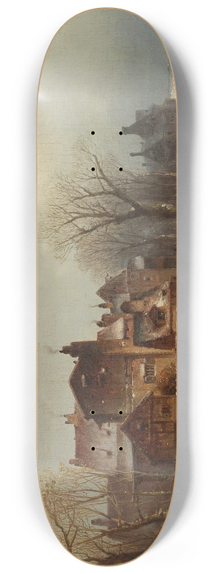 Anton Doll - Winter Pleasures 8.25 inch art skate deck