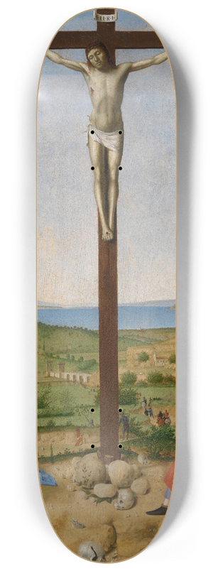 Antonello da Messina - Calvary 8.25 inch art skate deck