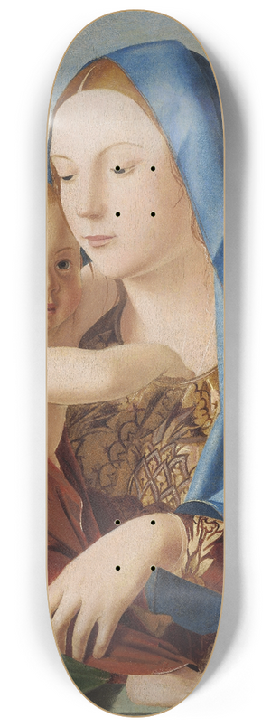 Antonello da Messina - Madonna and Child 8.25 inch art skate deck