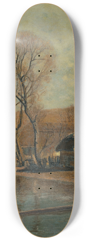 Anton Hans Karlinsky - Vorfrhling in Ostgalizien 8.25 inch art skate deck