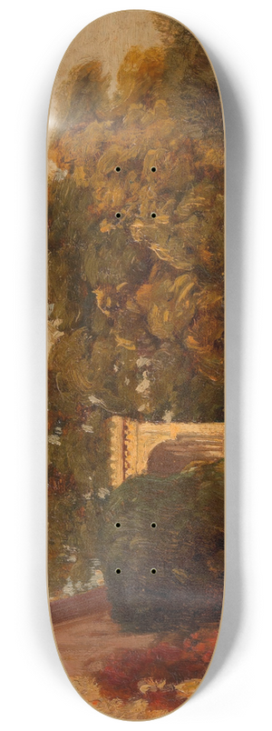 Anton Hlavacek - Partie aus dem Doblhoffpark in Baden 8.25 inch art skate deck