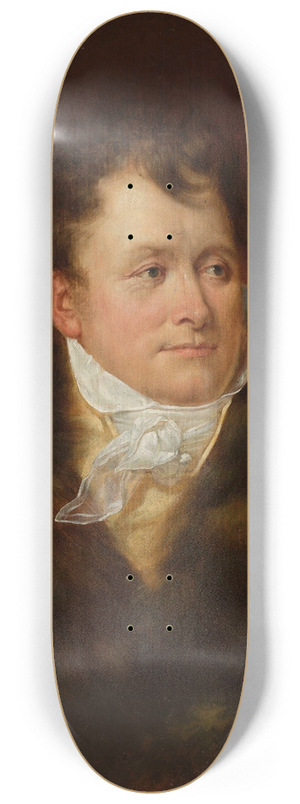 Antoni Brodowski - Portrait of Ignacy Nosarzewski 8.25 inch art skate deck