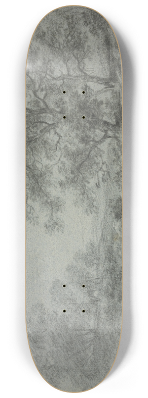 Antonie Waterloo - Tree section by the water 8.25 inch art skate deck
