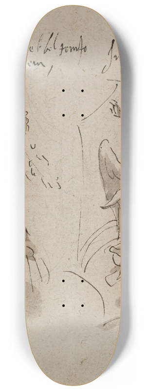 Antonio Aliense - Zefyr og Iris 8.25 inch art skate deck