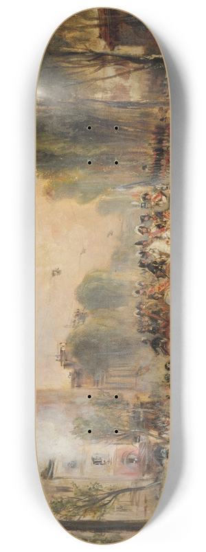 Franois-Gabriel-Guillaume Lpaulle - Lattentat de Fieschi, boulevard du Temple, 28 juillet 1835 8.25 inch art skate deck Franois-Gabriel-Guillaume Lpaulle - Lattentat de Fieschi, boulevard du Temple, 28 juillet 1835 8.25 inch art skate deck