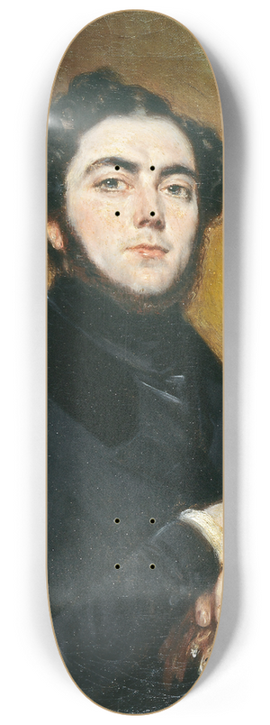 Franois-Gabriel-Guillaume Lpaulle - Portrait dEugne Sue (1804-1857), romancier 8.25 inch art skate deck Franois-Gabriel-Guillaume Lpaulle - Portrait dEugne Sue (1804-1857), romancier 8.25 inch art skate deck