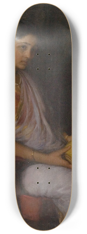 Antonio Xavier Trindade - Girl with a Vase 8.25 inch art skate deck
