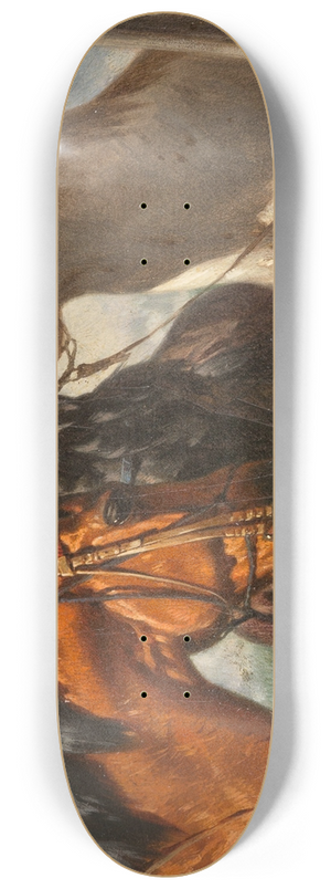 Anton Josef Strassgschwandtner - Three horses 8.25 inch art skate deck