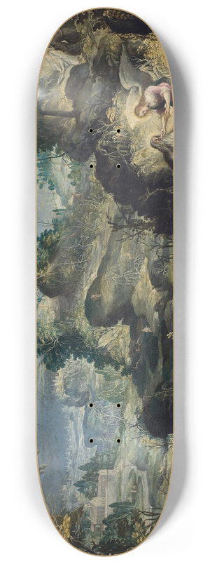 Antonn Stevens - The Hermit Onofrius in the Wilderness 8.25 inch art skate deck