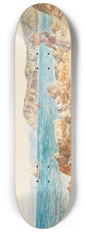 Anton Perko - Kstenmotiv Durazzo 8.25 inch art skate deck