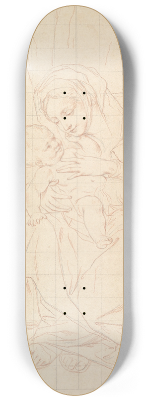 Anton Raphael Mengs - Rest on the Flight into Egypt 8.25 inch art skate deck