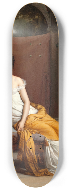 Franois Grard - Portrait Of Juliette Rcamier, Ne Bernard 8.25 inch art skate deck