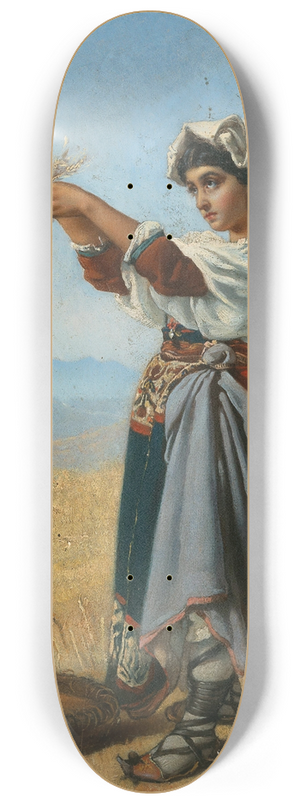 Anton Romako - The Corn Gatherer 8.25 inch art skate deck