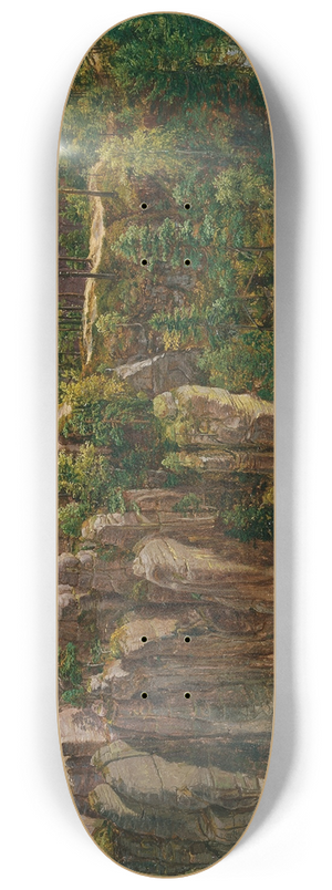 Anton Schiffer - Im Elb-Sandsteingebirge 8.25 inch art skate deck