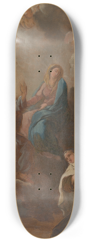 Franois-Guillaume Mnageot - The Virgin Placing St. Teresa of Avila Under the Protection of St. Joseph 8.25 inch art skate deck Franois-Guillaume Mnageot - The Virgin Placing St. Teresa of Avila Under the Protection of St. Joseph 8.25 inch art skate deck