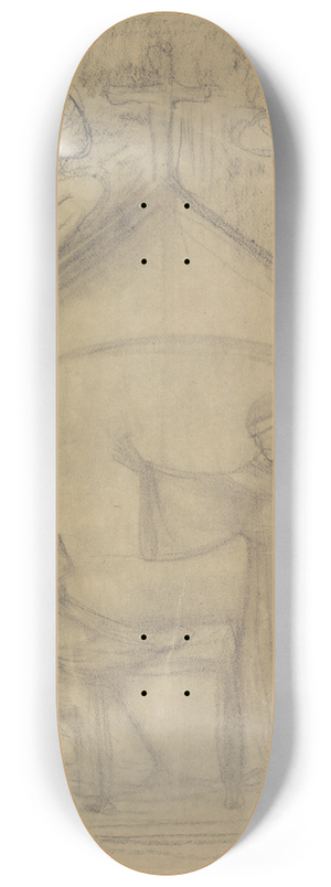 Antoon Derkinderen - Religieuze voorstelling 8.25 inch art skate deck